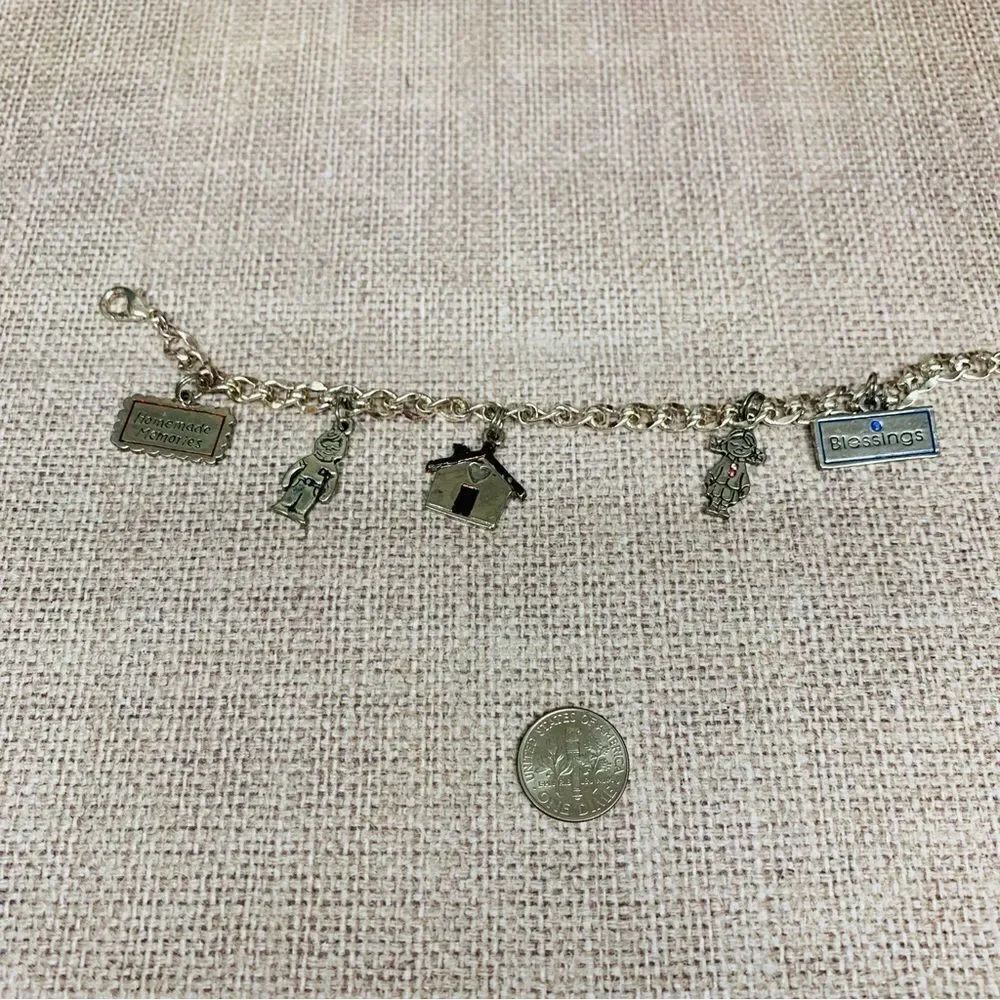 Silver Charm Bracelet Girl Boy‎ School Affirmation
